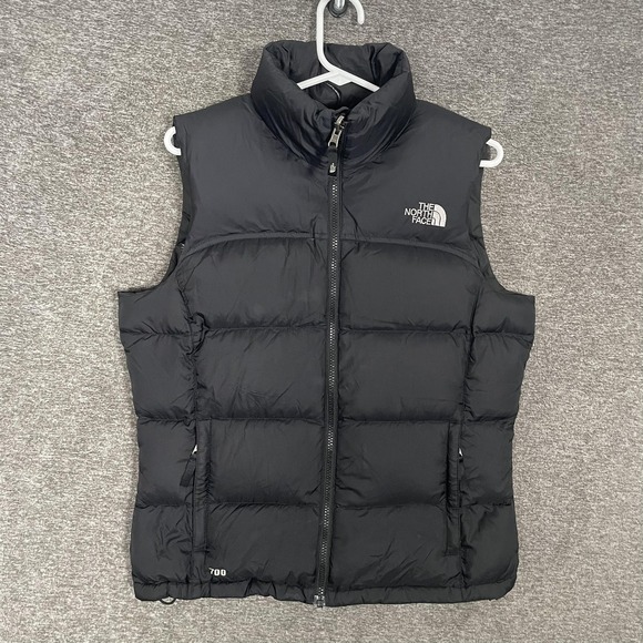 The North Face Jackets & Blazers - The North Face Vest Womens Medium Black 700 Down Quilted Puffer Full Zip Warm